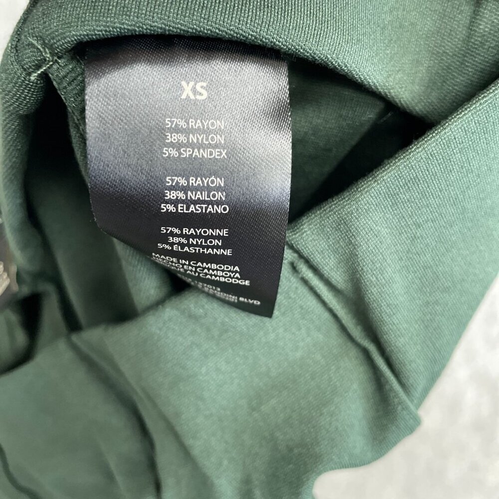 NEW Banana Republic Women's XS Green Ponte Pants Pull on Stretched - Picture 6 of 9